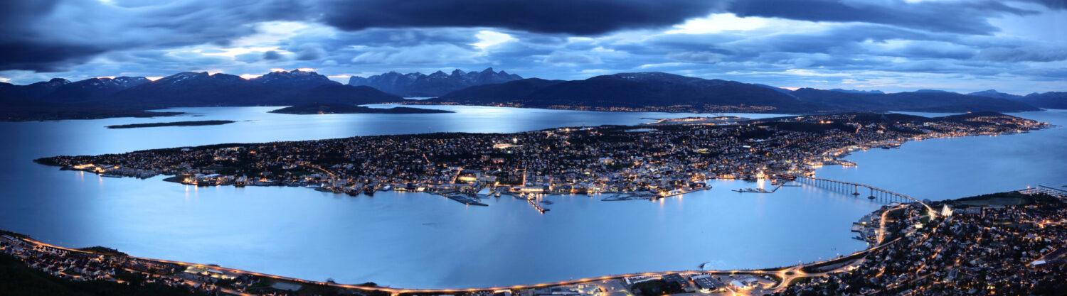 Air ambulance aircraft in Norway ready for medical evacuation to the UK