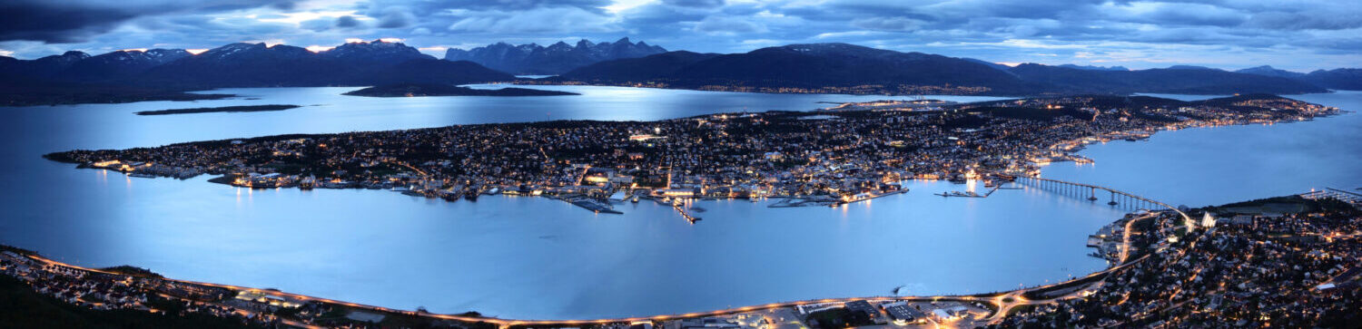 Air ambulance aircraft in Norway ready for medical evacuation to the UK