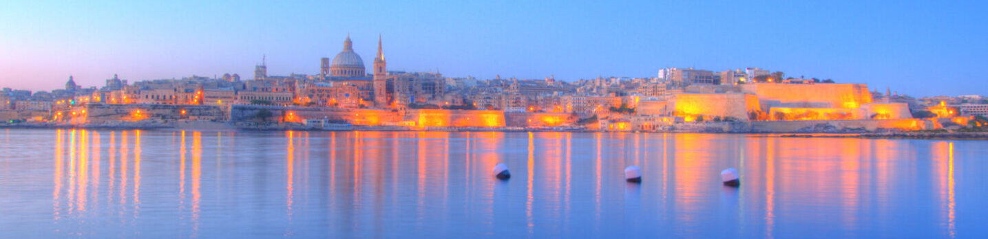 Patient on stretcher being prepared for a medical flight at Valletta, Malta airport