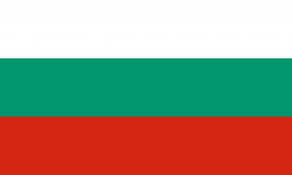 Bulgarian flag representing air ambulance from Bulgaria to UK