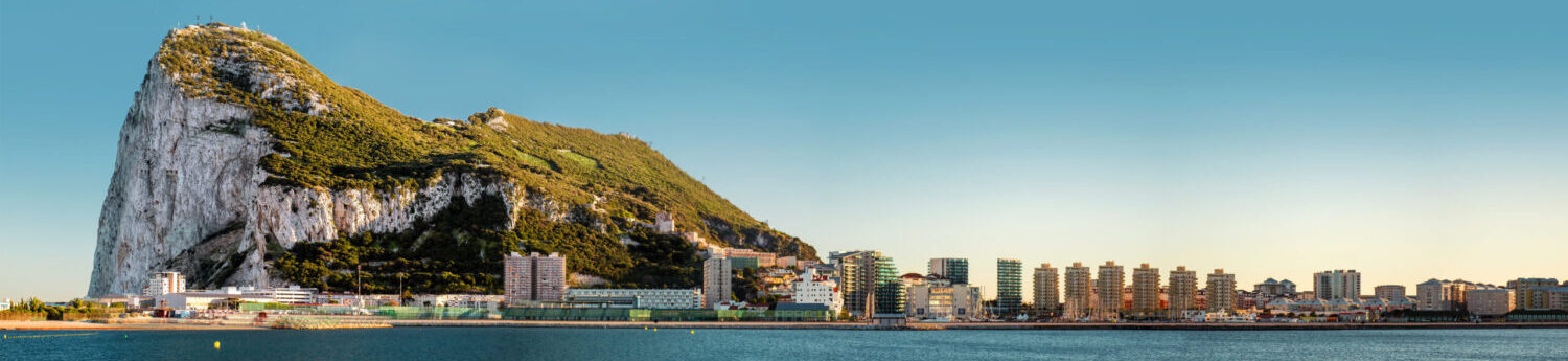 Air ambulance aircraft on tarmac at Gibraltar International Airport preparing for repatriation