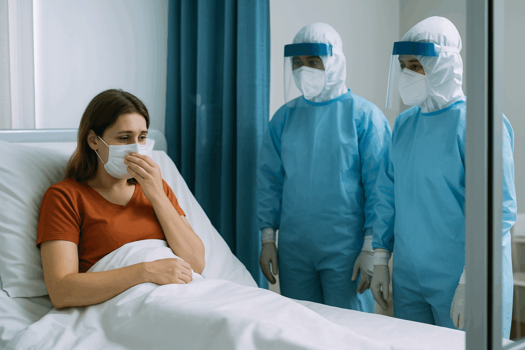Private medical flight for immunocompromised patient using isolation protocols