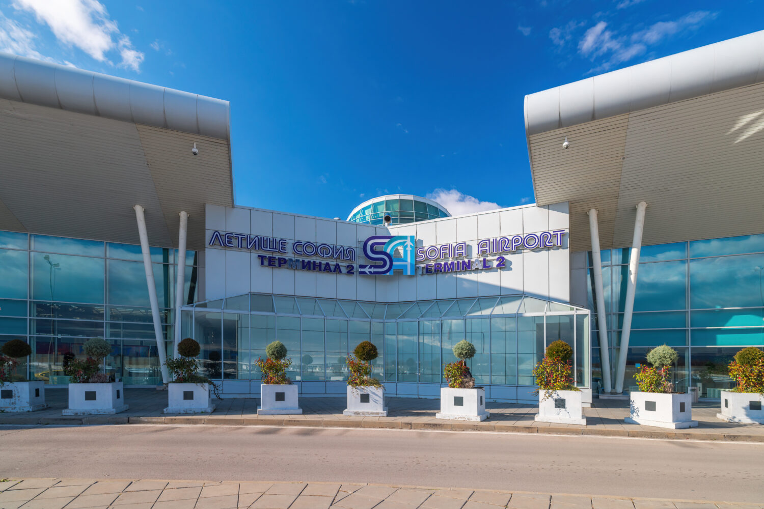 Sofia Airport used by SkyCare for air ambulance departures to the UK