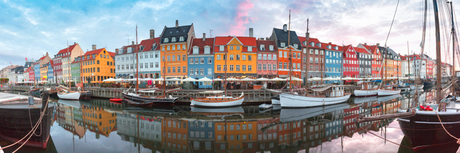 Air ambulance aircraft in Copenhagen ready for medical repatriation to the UK