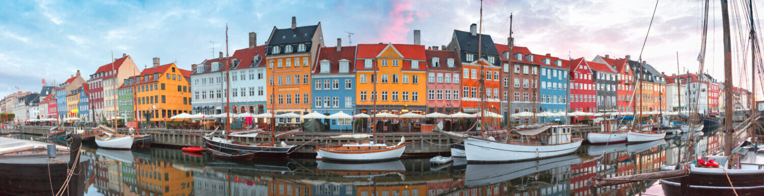 Air ambulance aircraft in Copenhagen ready for medical repatriation to the UK