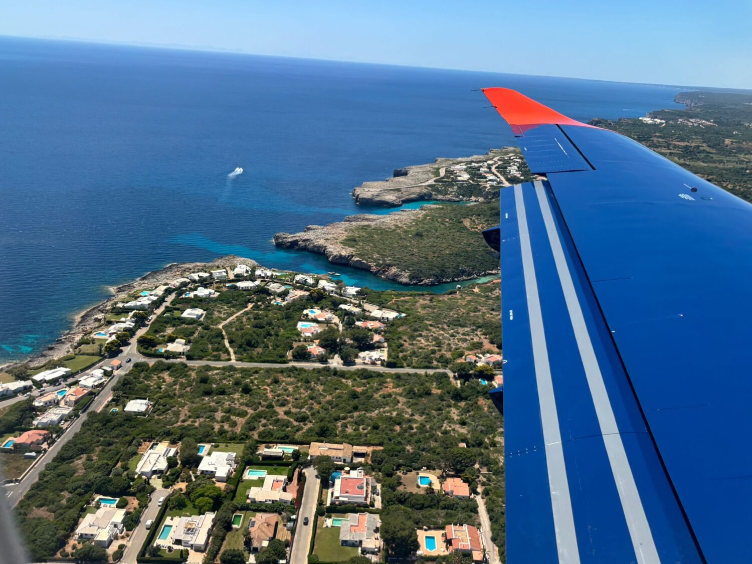 Air ambulance landing in the Balearic Islands for medical repatriation