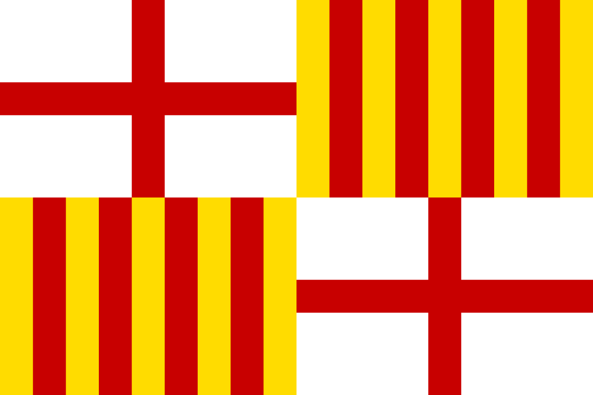 Catalonia flag representing air ambulance and medical repatriation from Barcelona