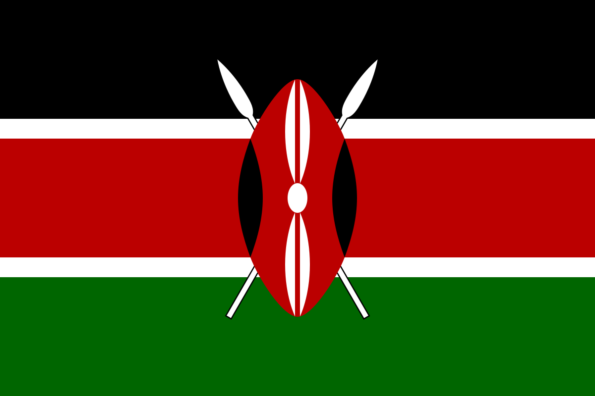 Kenyan flag representing SkyCare’s air ambulance and medical repatriation services