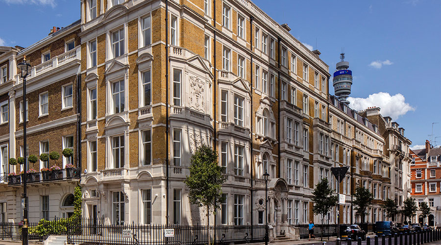 Exterior of a leading private hospital in central London, destination for Dubai medical transfers