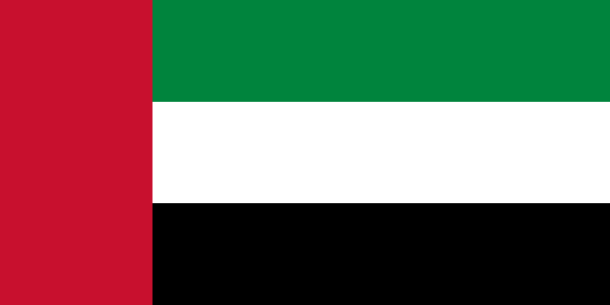 UAE national flag representing private air ambulance and medical transfer services from Dubai to the UK