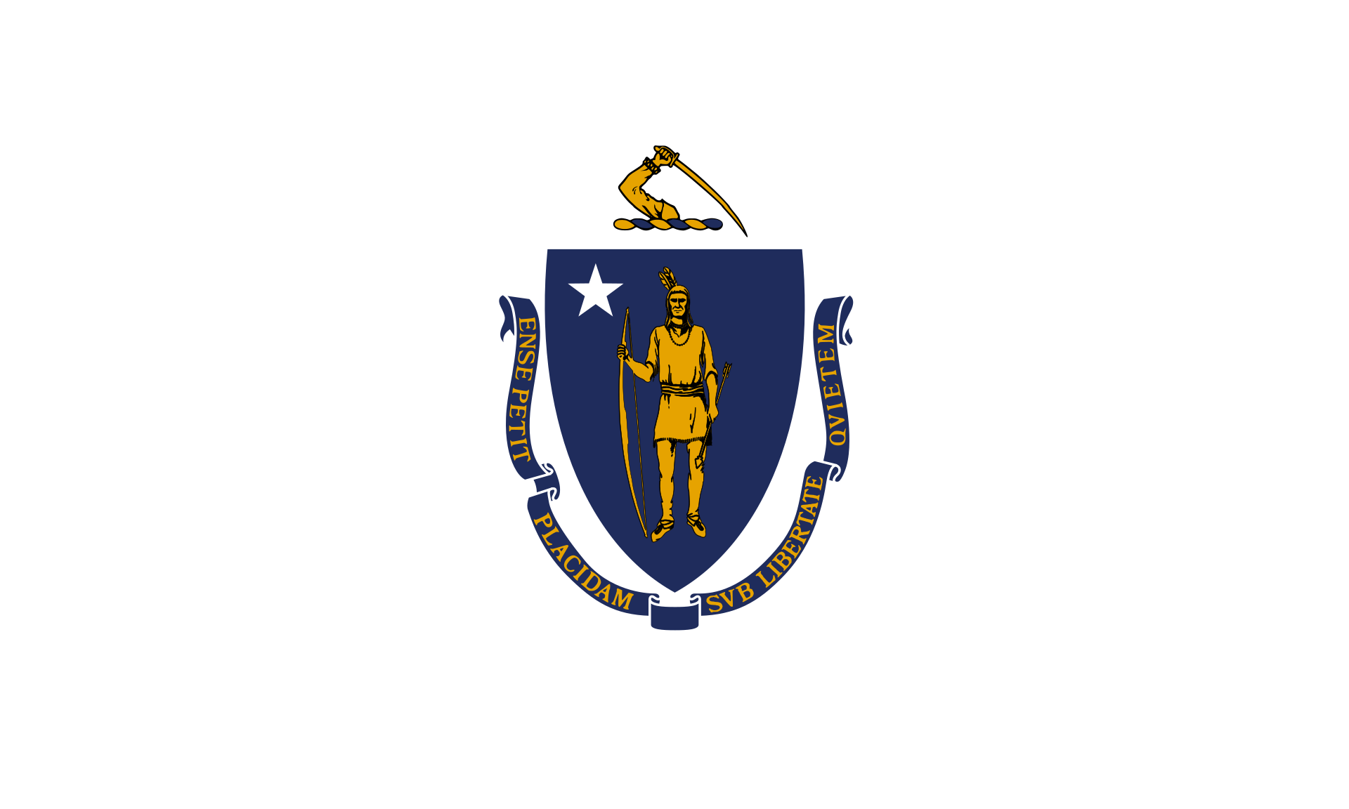 Massachusetts state flag representing SkyCare’s medical repatriation services from Boston to the UK