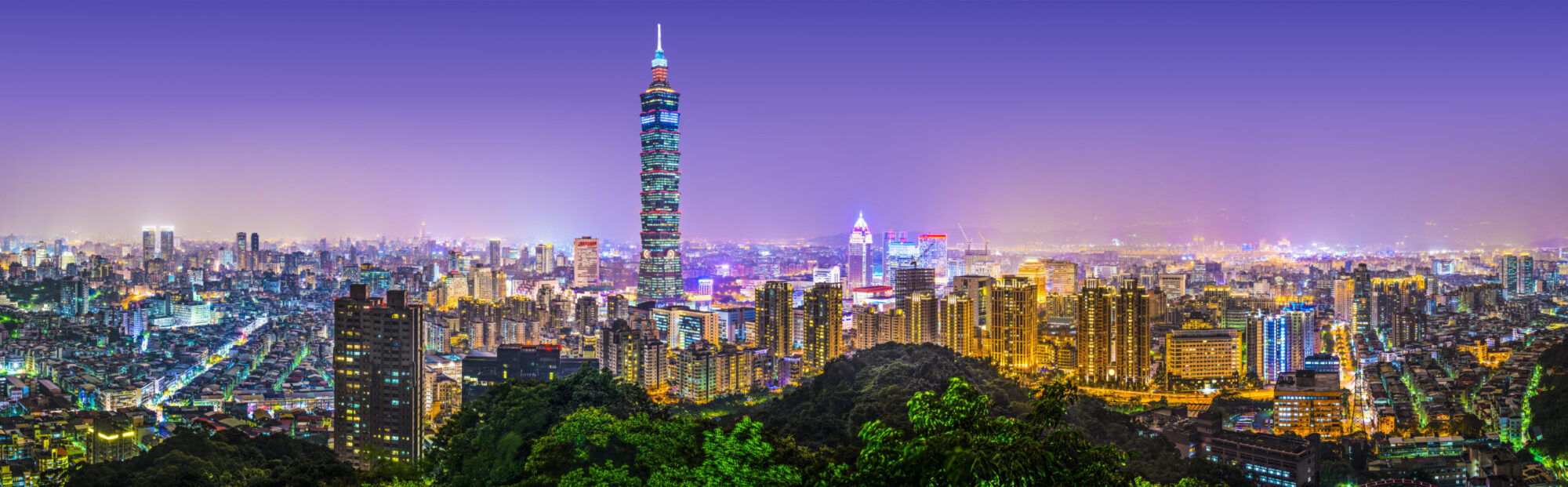 Taipei skyline representing medical repatriation from Taiwan to the UK