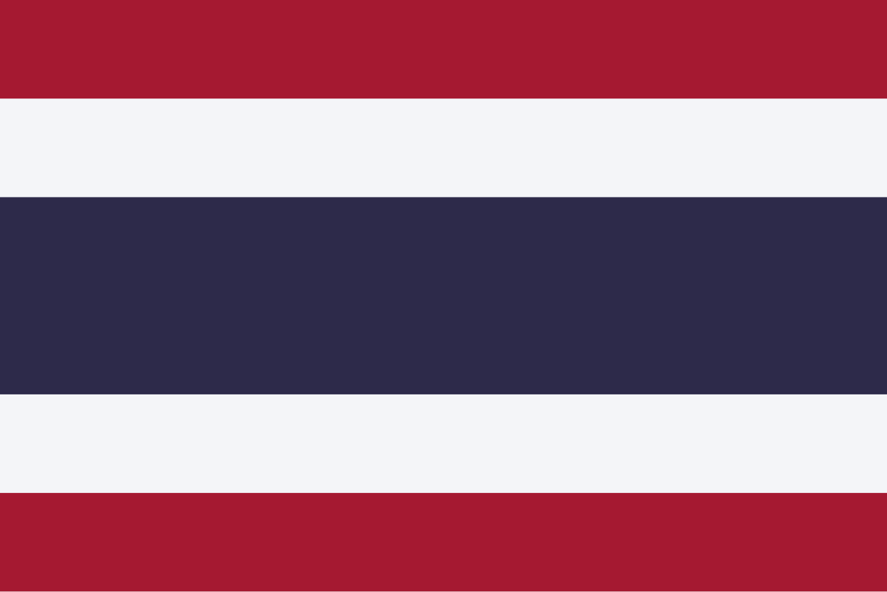 Thailand flag representing medical repatriation and air ambulance services to the UK