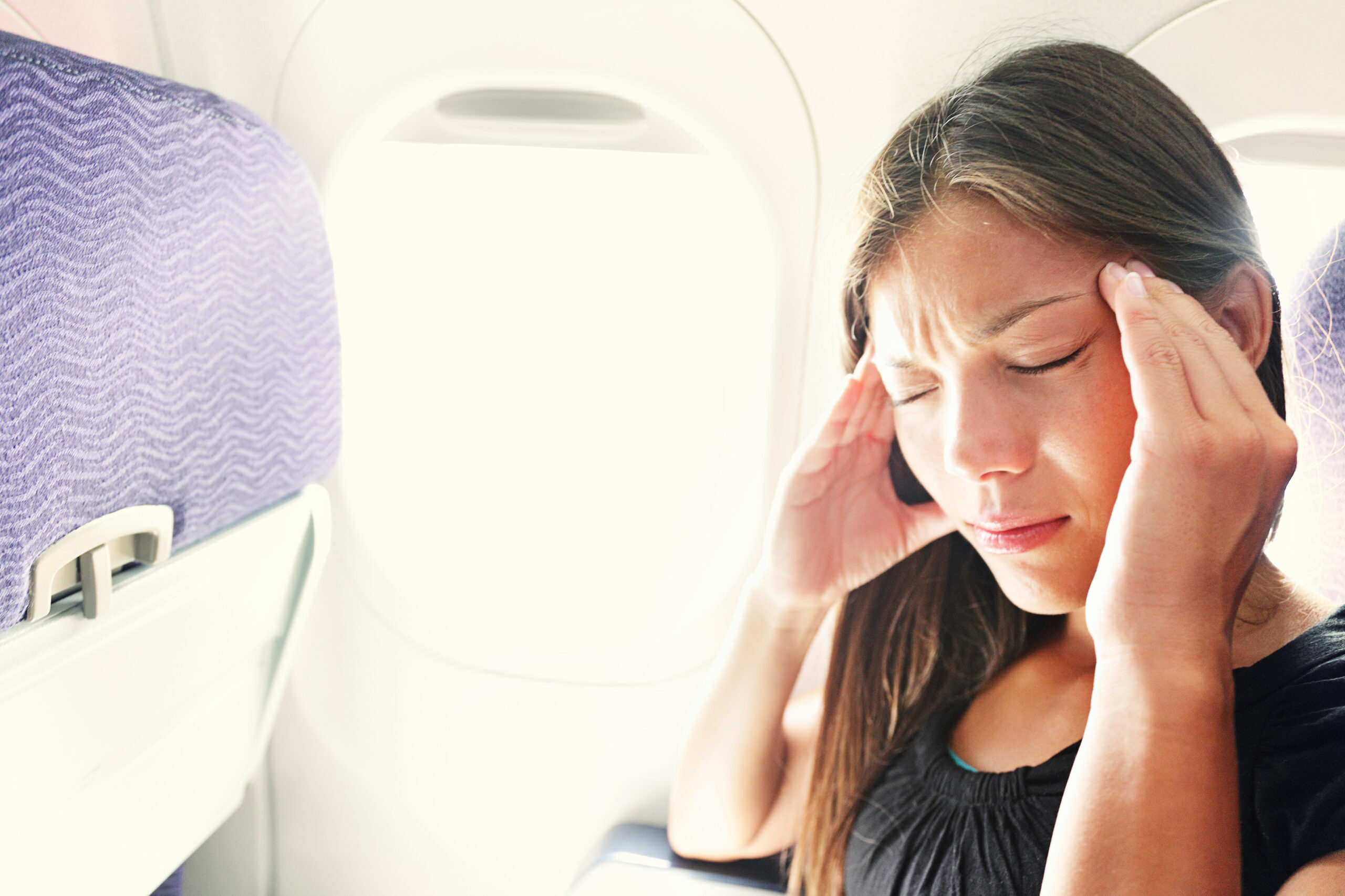 Medical travel support for mental health passengers preparing documents and medication before flying