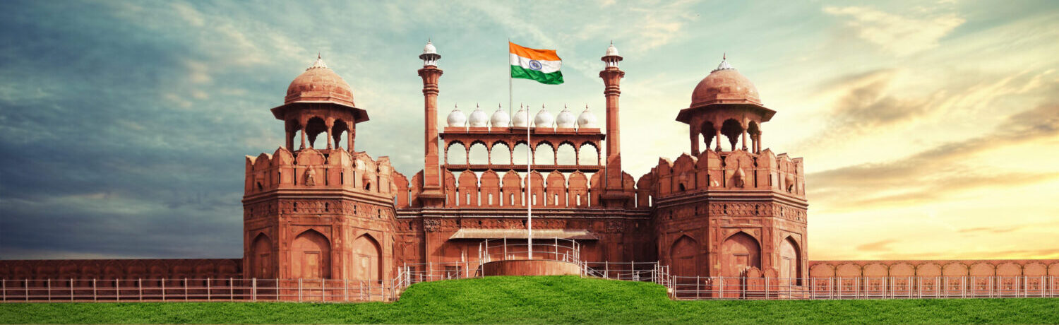 Red Fort in Delhi symbolising air ambulance and medical repatriation services from India