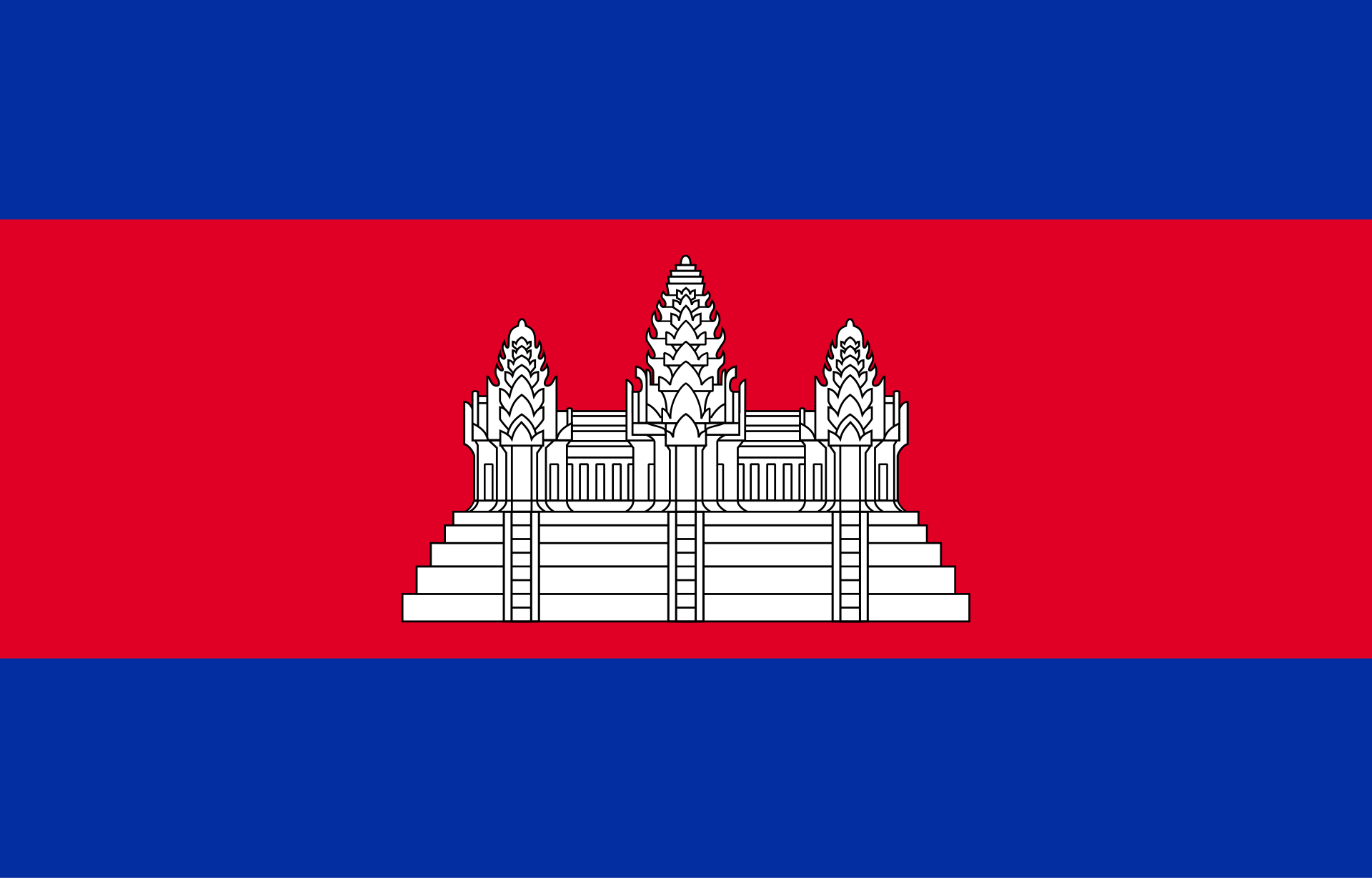 Cambodia flag representing private air ambulance and medical repatriation services to the UK