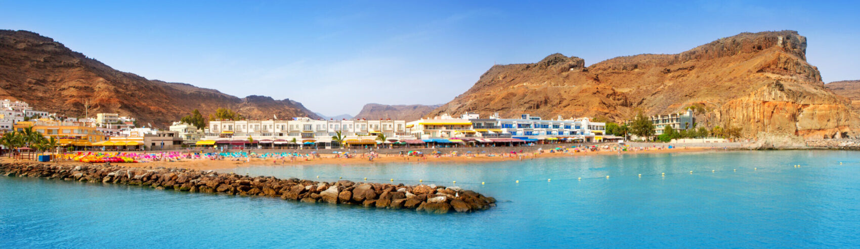 Scenic beach in the Canary Islands – used for air ambulance and medical repatriation services to the UK