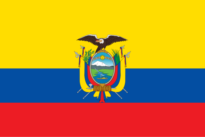 Medical Repatriation Ecuador – Ecuadorian flag representing national medical transport and UK-bound repatriation