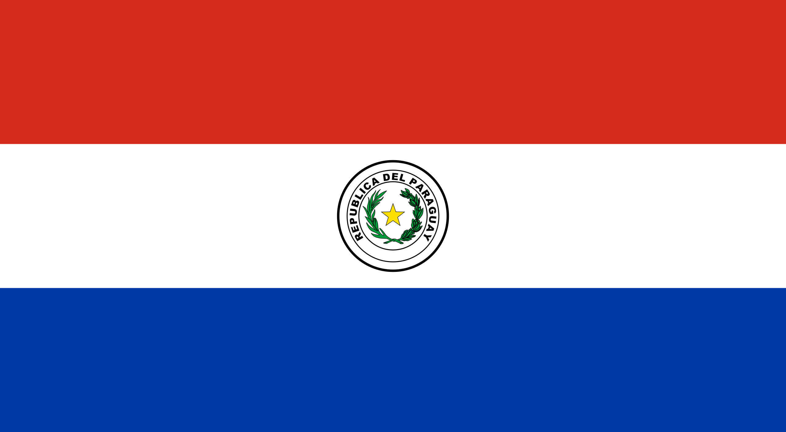 Paraguay flag representing medical repatriation services to and from the UK
