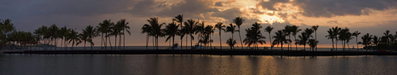 View of the Hawaiian Islands used for medical repatriation services