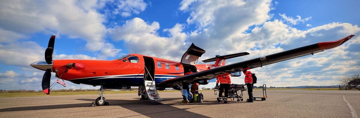Air ambulance for international mental health patient repatriation 