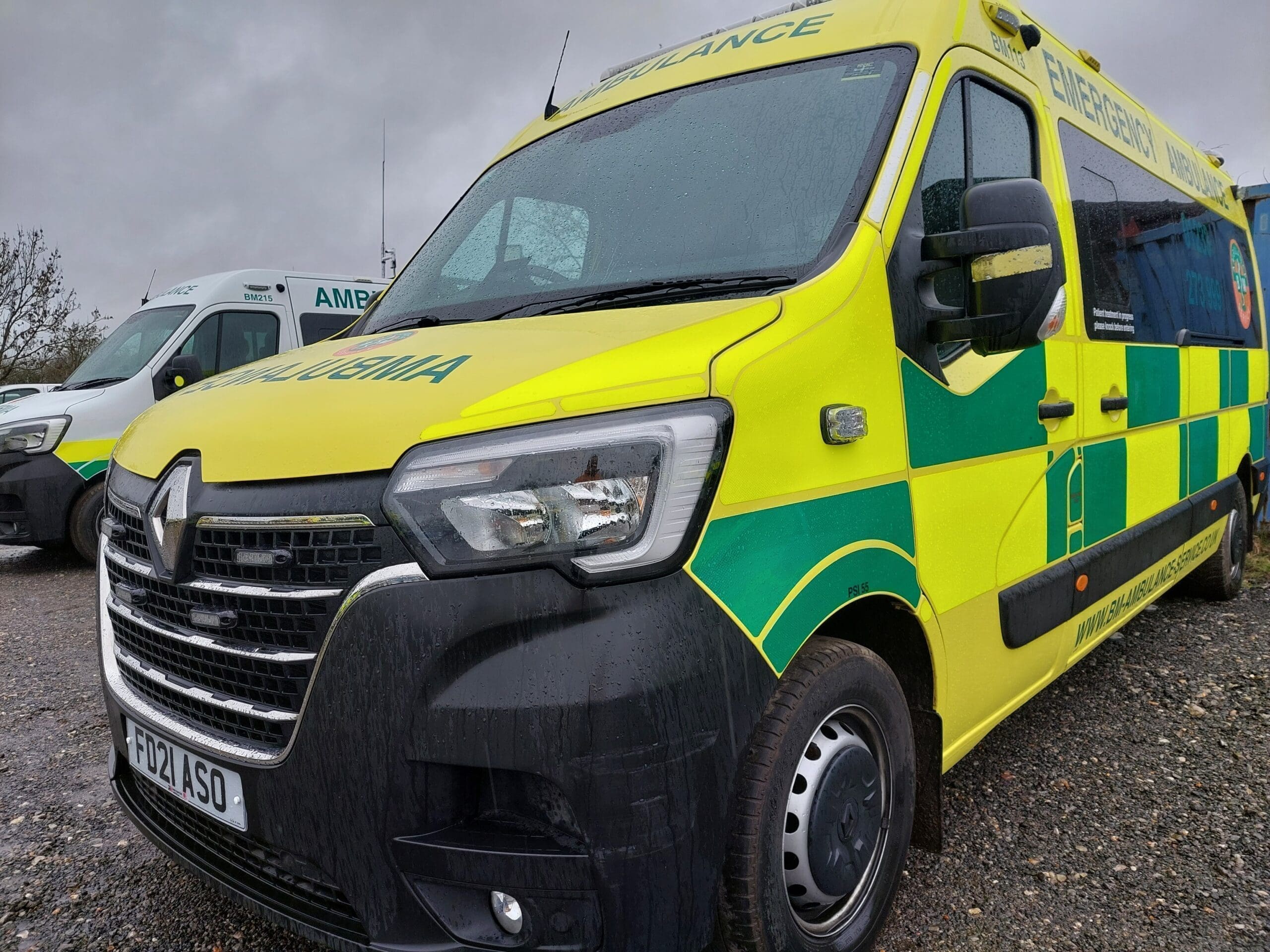 Neonatal doctor and nurse team for specialist ambulance transfer in the UK