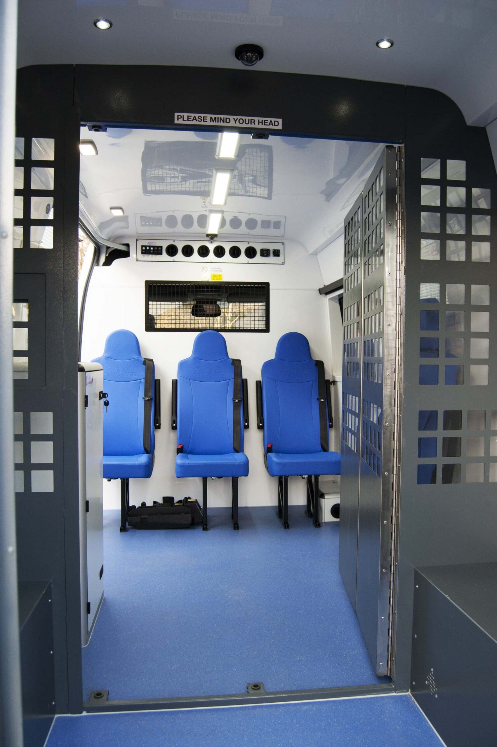 Secure transport ambulance used for mental health patient repatriation and specialist transfers